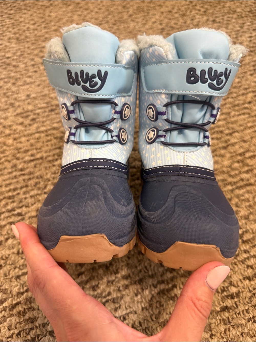 Bluey toddler snow boots 9